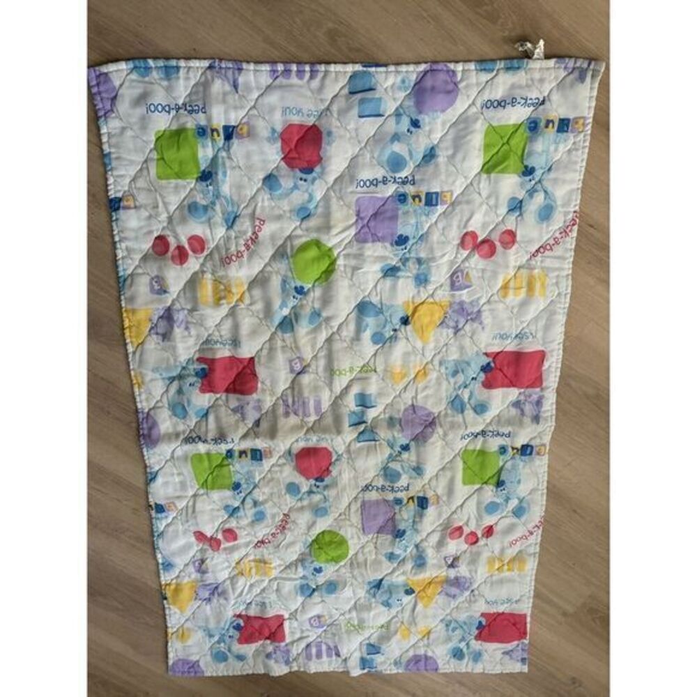 Vintage Blues Clues‎ Comforter Twin Blanket 2000 Y2K Kids Bedding By Dan River